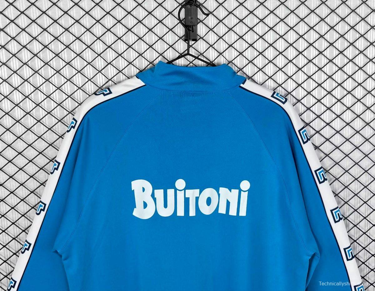Retro 87/88 Napoli Home Full Zipper Jacket