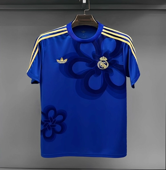 25/26 Manchester United Cultural Story Blue Chinese Lucky Knot Jersey