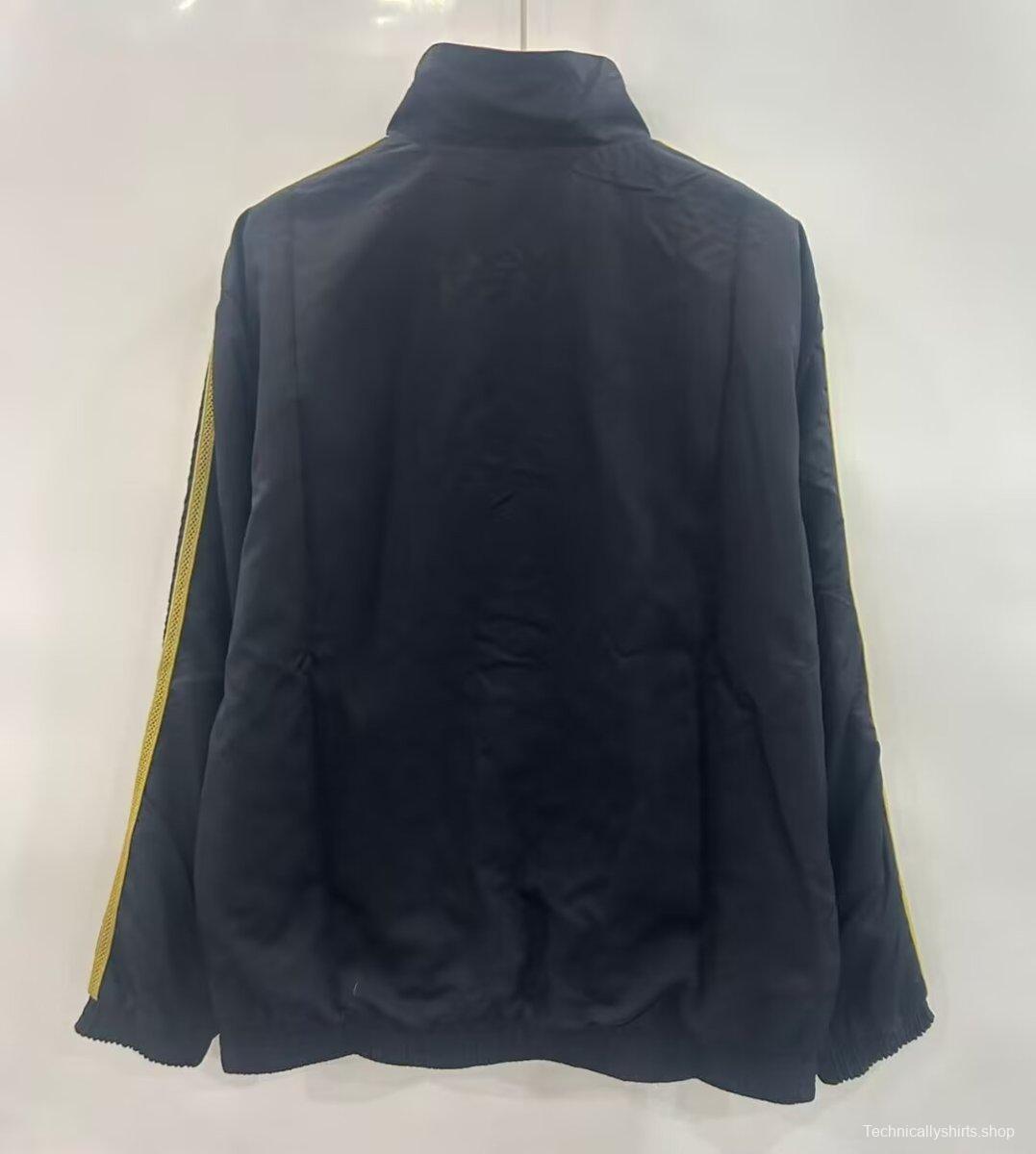 25/26 Manchester United Red/Black Reversible Full Zipper Windbreaker