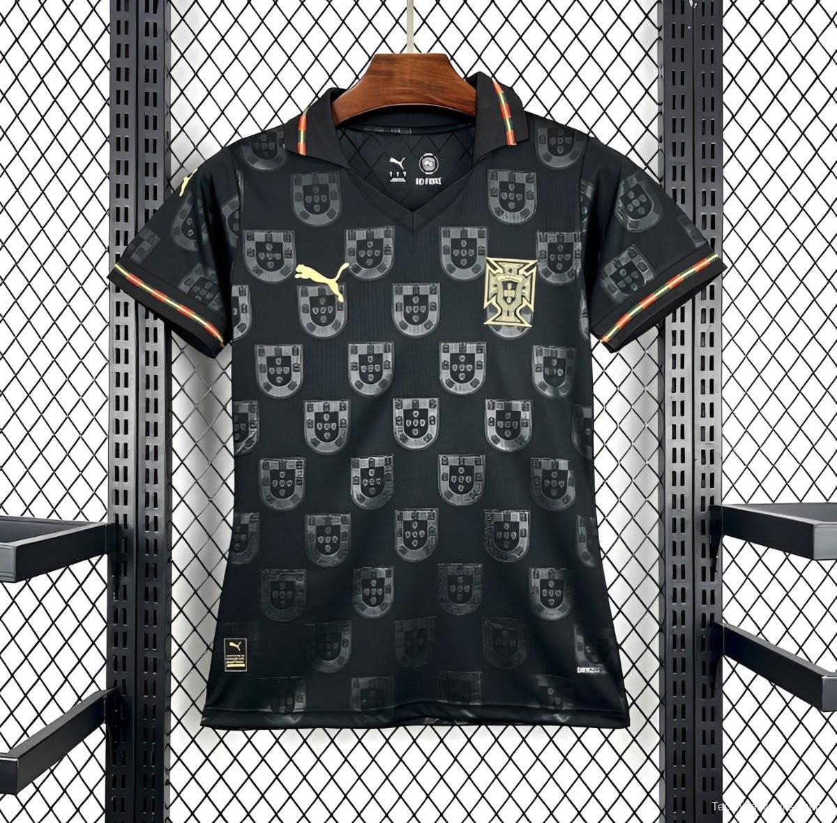 2026 Womens Portugal Black Special Jersey