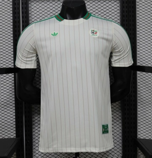 2026 Player Version Algeria White with Green Pinstripes Jersey