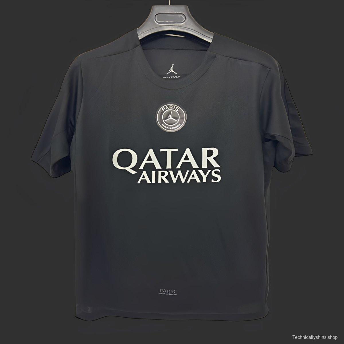 25/26 PSG Paris Saint-Germain Strike Top Black Jersey