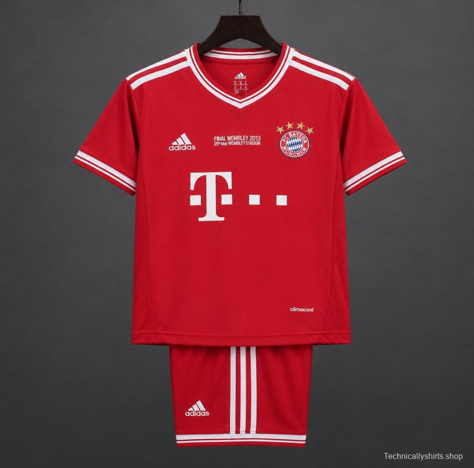 Retro Kids 13/14 Bayern Munich Home Jersey