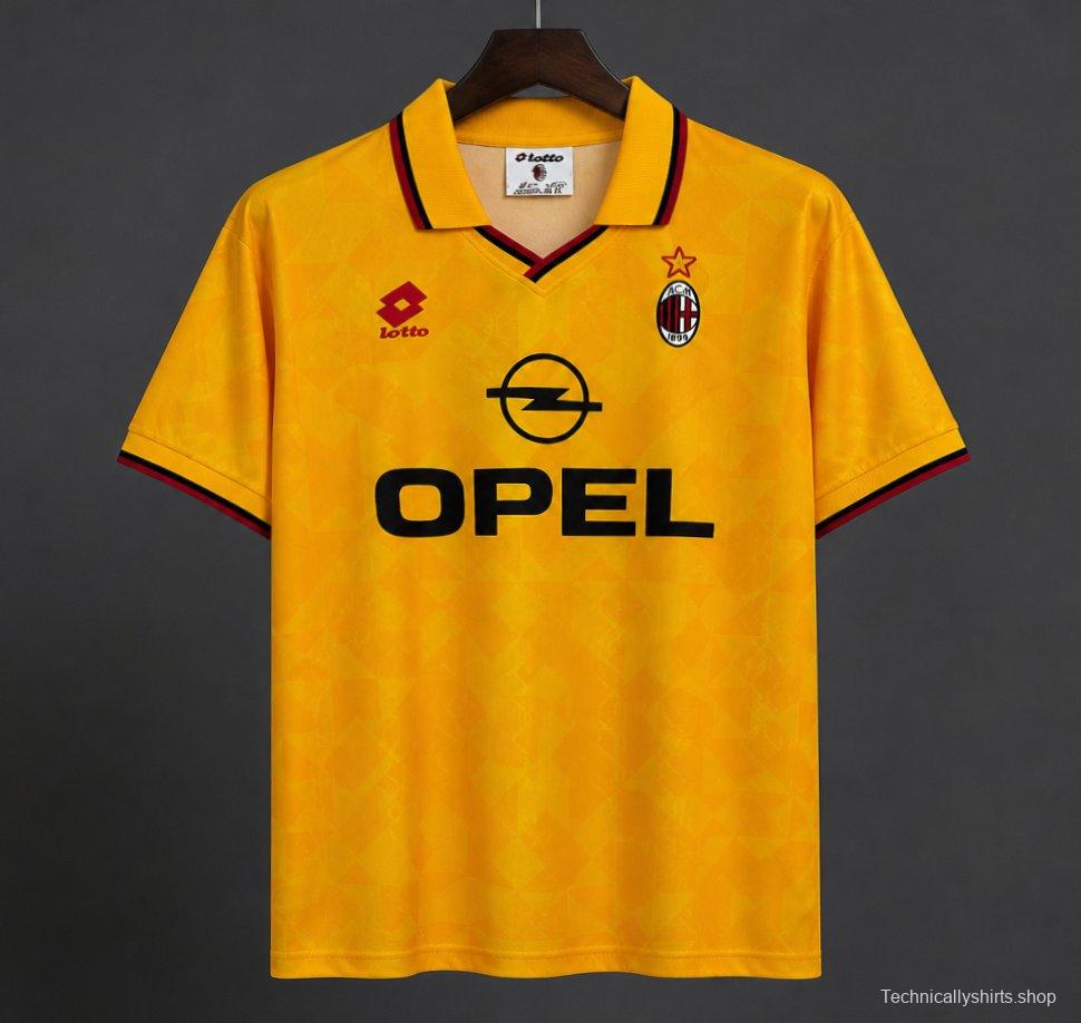 Retro 1995/96 AC Milan Third Soccer Jersey