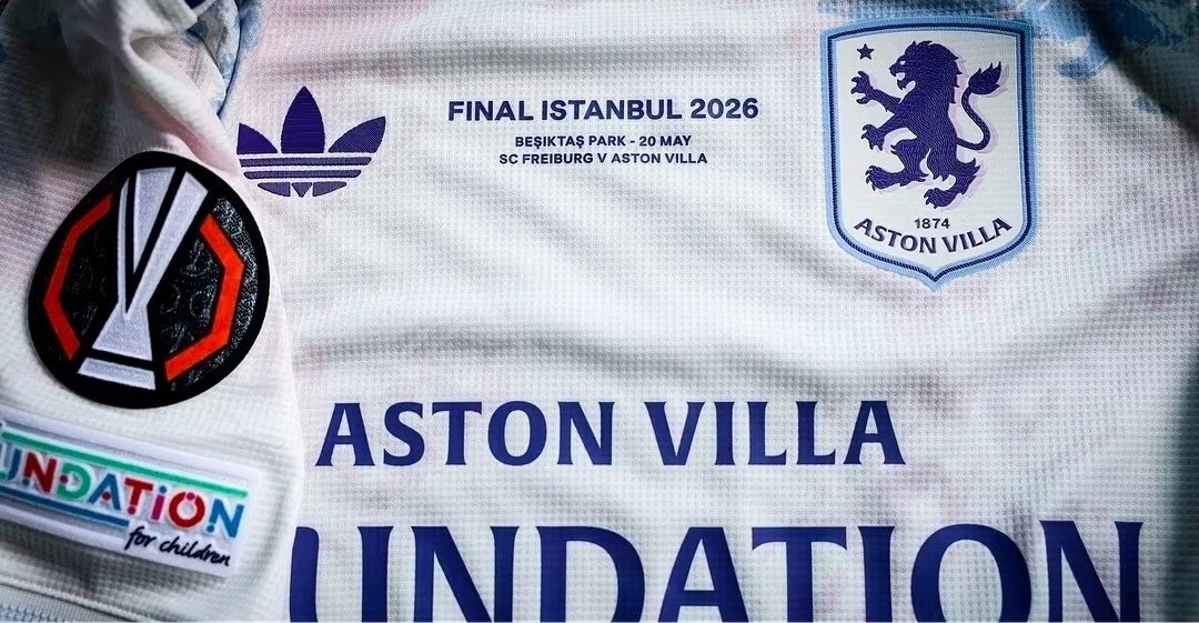 Aston Villa WINNERS 26 Third EUROPA Shirt Jersey 25/26