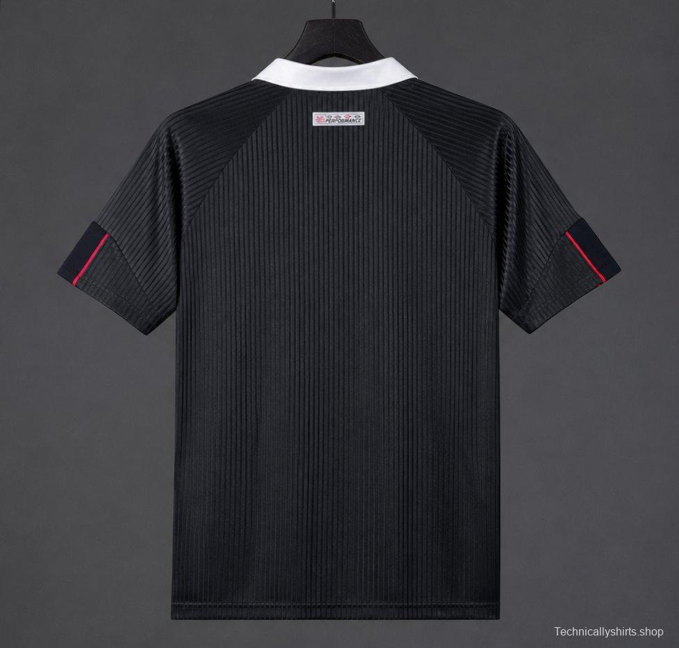 Retro 1997/99 England Black & Red Away Jersey