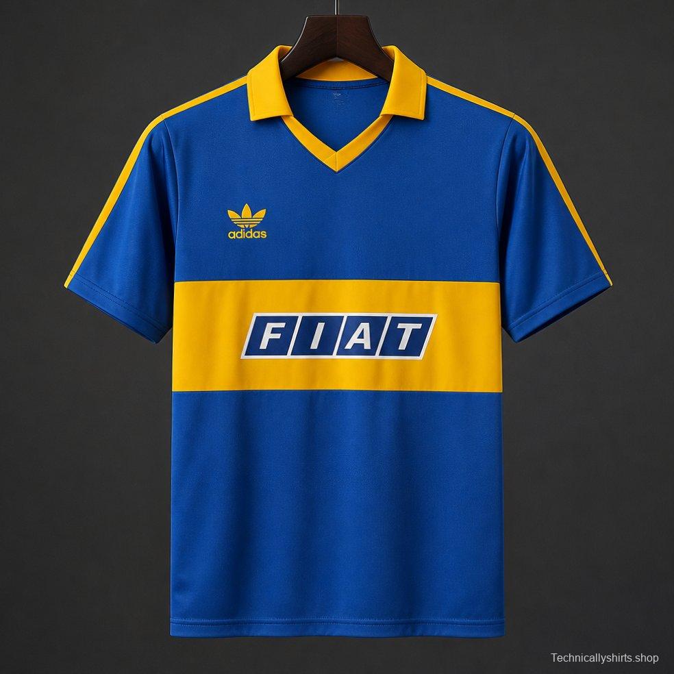 Retro 90/91 Boca Juniors Home Jersey