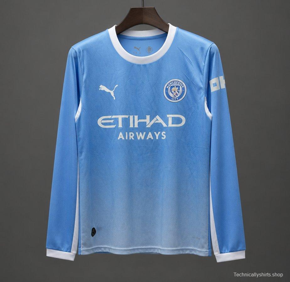 26/27 Manchester City Home Long Sleeve Jersey