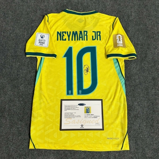 Neymar 2026 World Cup Signed Shirt