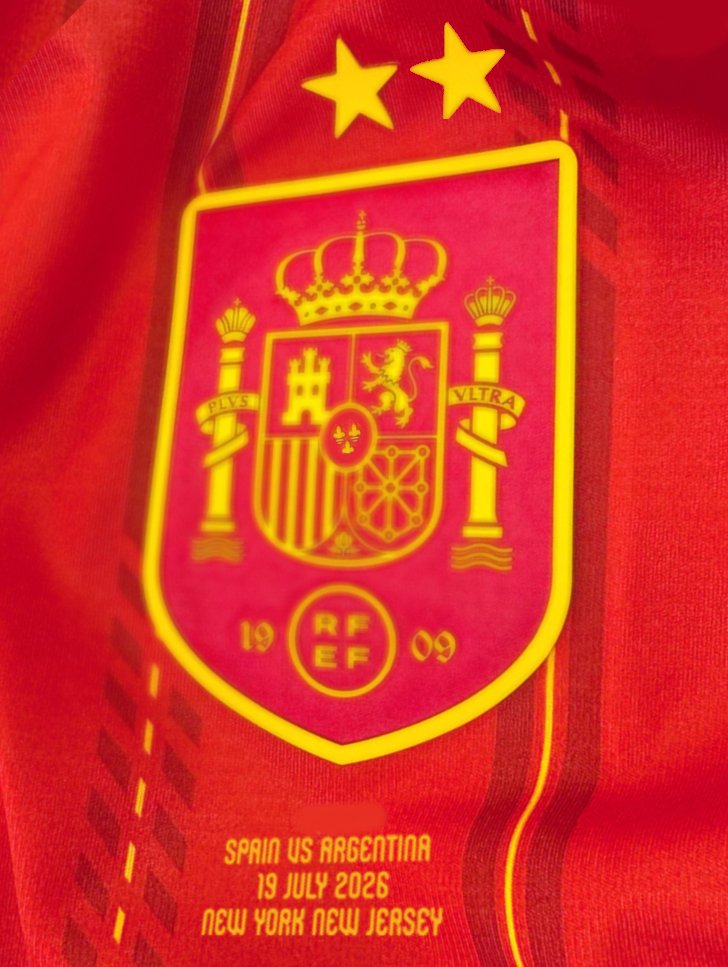 Spain World Cup Final 2026 Shirt Jersey vs Argentina