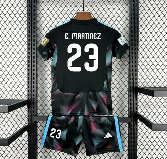 2026 Kids E.MARTINEZ 23 Argentina World Cup Goalkeeper Kit