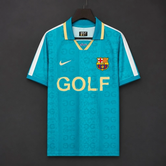 26/27 Barcelona x Golf Wang El Clasico Light Blue Jersey