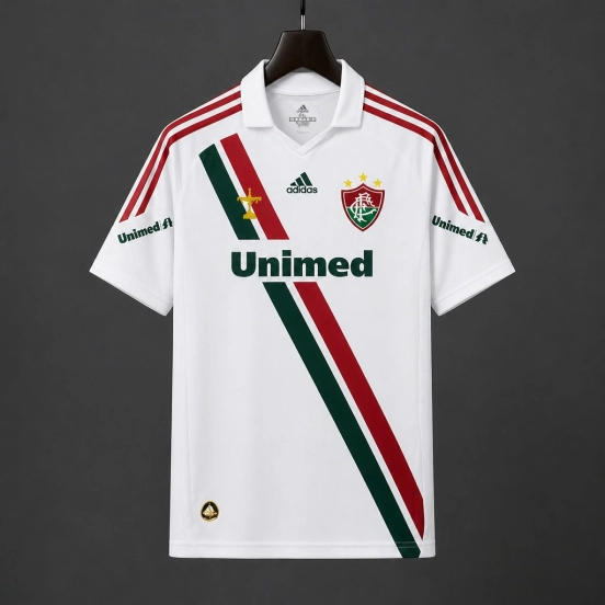 Retro 2009 Fluminense Away White Jersey