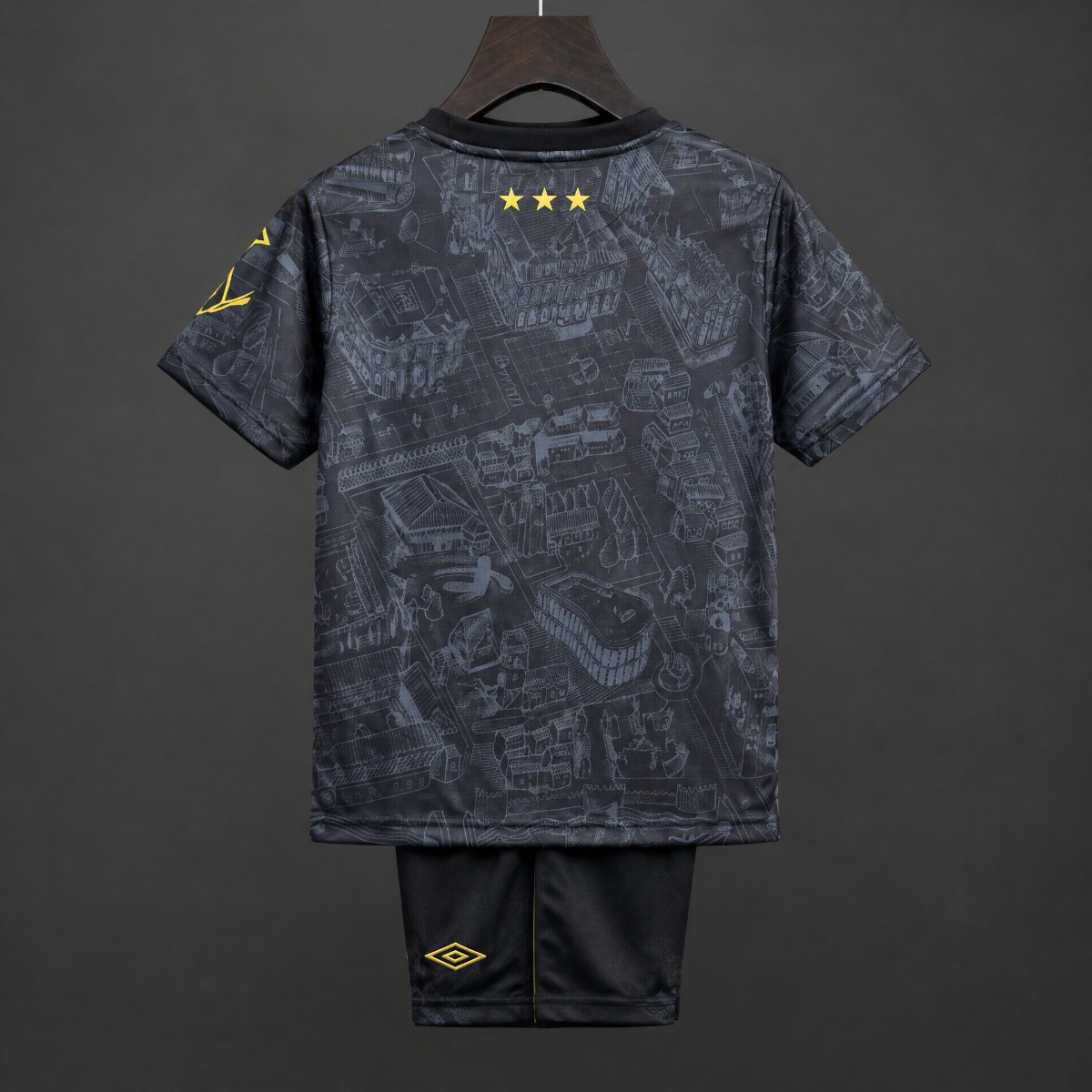 26/27 Kids Ipswich Town Third Black Jersey Kit