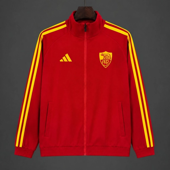 26/27 AS Roma Red Full Zipper Jacket