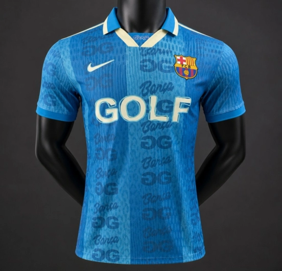 Player Version 26/27 Barcelona x Golf Wang Blue Jersey