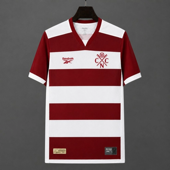26/27 Nautico Capibaribe‌ Third Red White Stripes Jersey