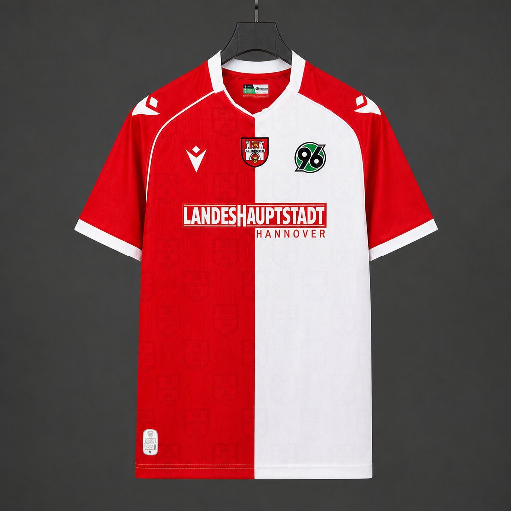 26/27 Hannover 80 Years Anniversary Red White Jersey