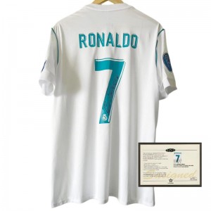 RONALDO SIGNED REAL MADRID SHIRT + COA