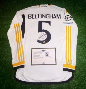 Bellingham Real Madrid long sleeves signed