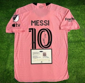 Lionel messi 24/25 inter miami signed shirt