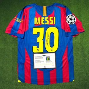 Messi 04/05 signed barcelona